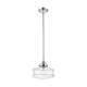 Keal 10" 1-Light Convertible Semi-Flush / Pendant