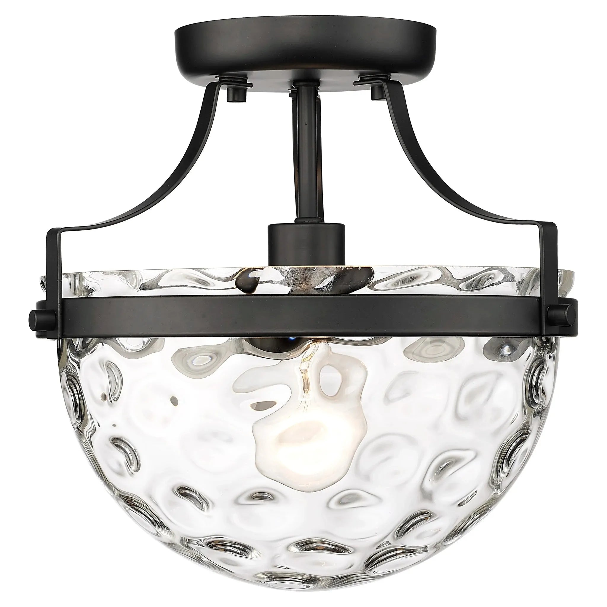 Quinn 10.5" 1-Light Semi-Flush