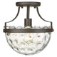 Quinn 10.5" 1-Light Semi-Flush