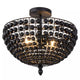Burkley 2-Light Semi Flush