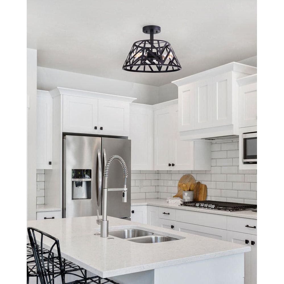 Canarm - Maud 3-Light Semi Flush Mount - Lights Canada