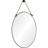 Parbuckle 42" Tall Oval Wall Mirror