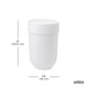 Touch Trash Can with Lid 1.6 Gallon (6L)