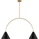 Visual Comfort Studio Collection - Cambre 2-Lighted Large Linear Chandelier - Lights Canada