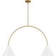 Visual Comfort Studio Collection - Cambre 2-Lighted Large Linear Chandelier - Lights Canada