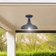 Valec 1-Light Flush Mount