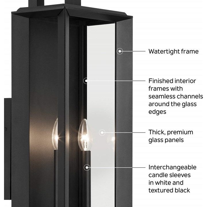 Kroft 20.5" 2-Light Outdoor Wall Light