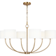 Visual Comfort Studio Collection - Sawyer 6-Light Medium Chandelier - Lights Canada