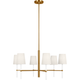 Visual Comfort Studio Collection - Monroe 6-Light Medium Chandelier - Lights Canada