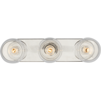 Monroe 3-Light Medium Glass Vanity