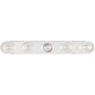 Visual Comfort Studio Collection - Monroe 5-Light Large Glass Vanity - Lights Canada