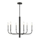 DVI - Olivia 6 Light Chandelier - Lights Canada