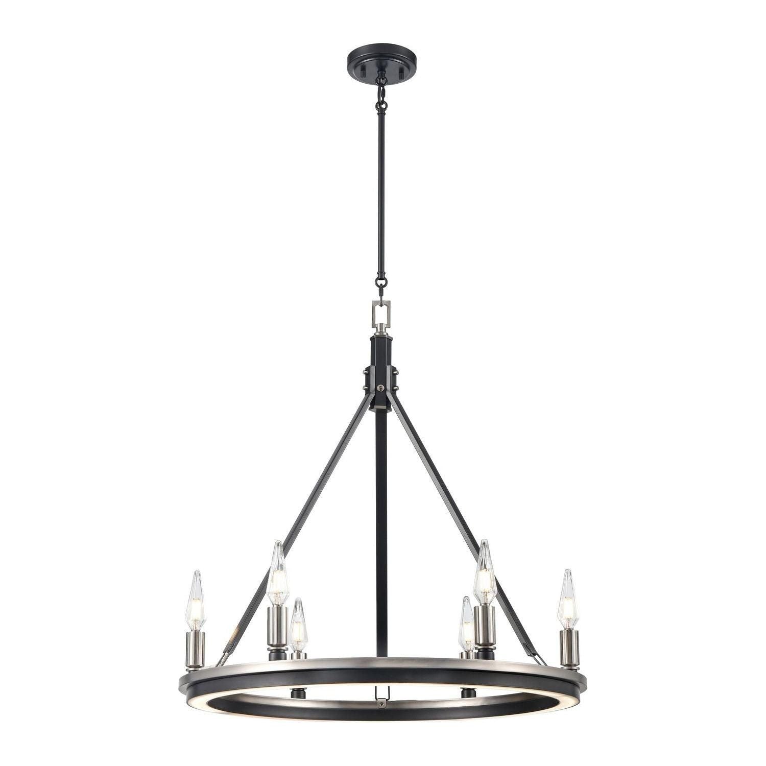 DVI - Aletheia Hybrid CCT 6 Light Chandelier - Lights Canada