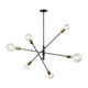 DVI - Lake Loft 6 Light Pendant - Lights Canada