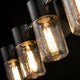DVI - Tuxedo 5 Light Vanity - Lights Canada