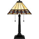 Tiffany 2-Light Table Lamp