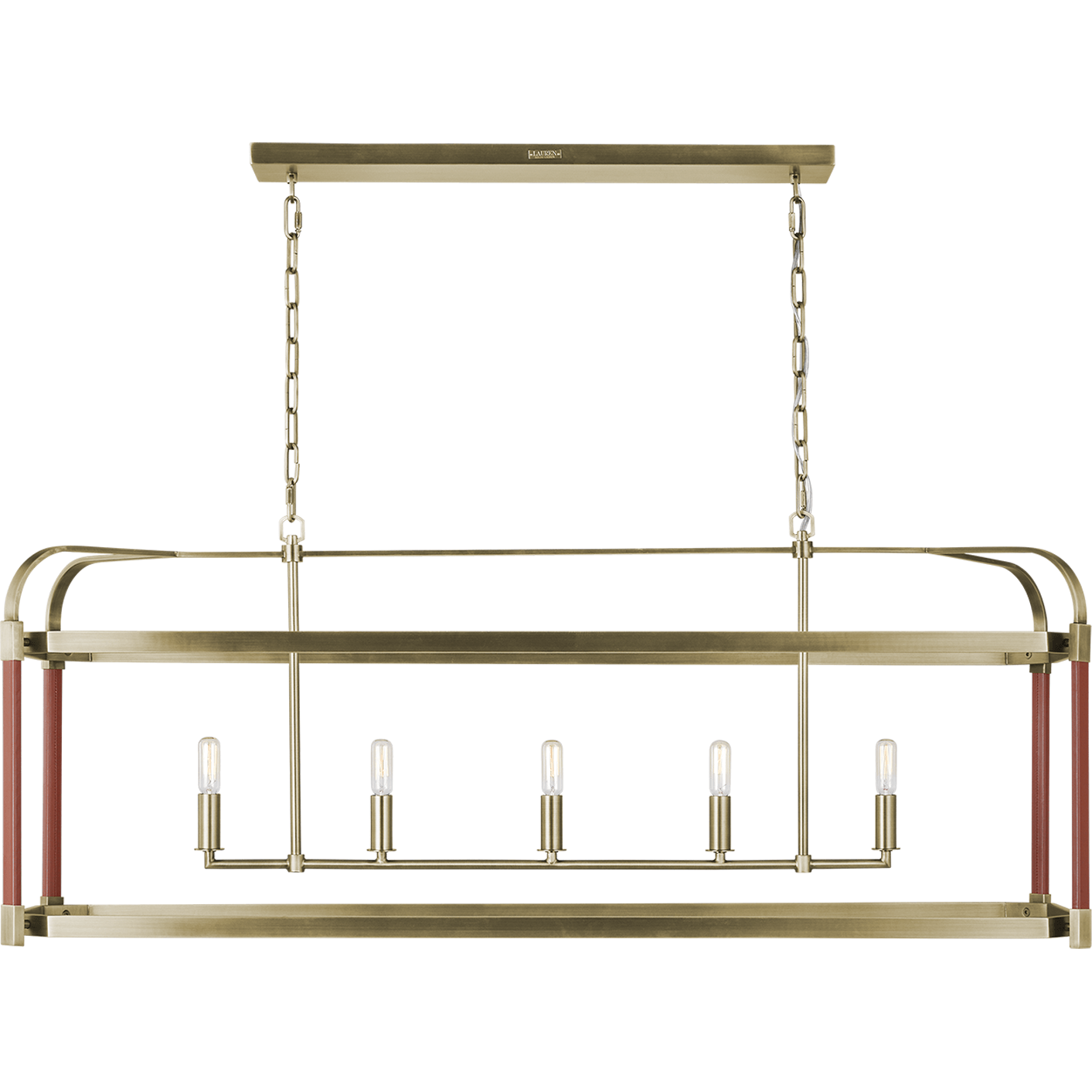 Visual Comfort Studio Collection - Hadley 5-Light Linear Chandelier - Lights Canada