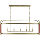 Visual Comfort Studio Collection - Hadley 5-Light Linear Chandelier - Lights Canada