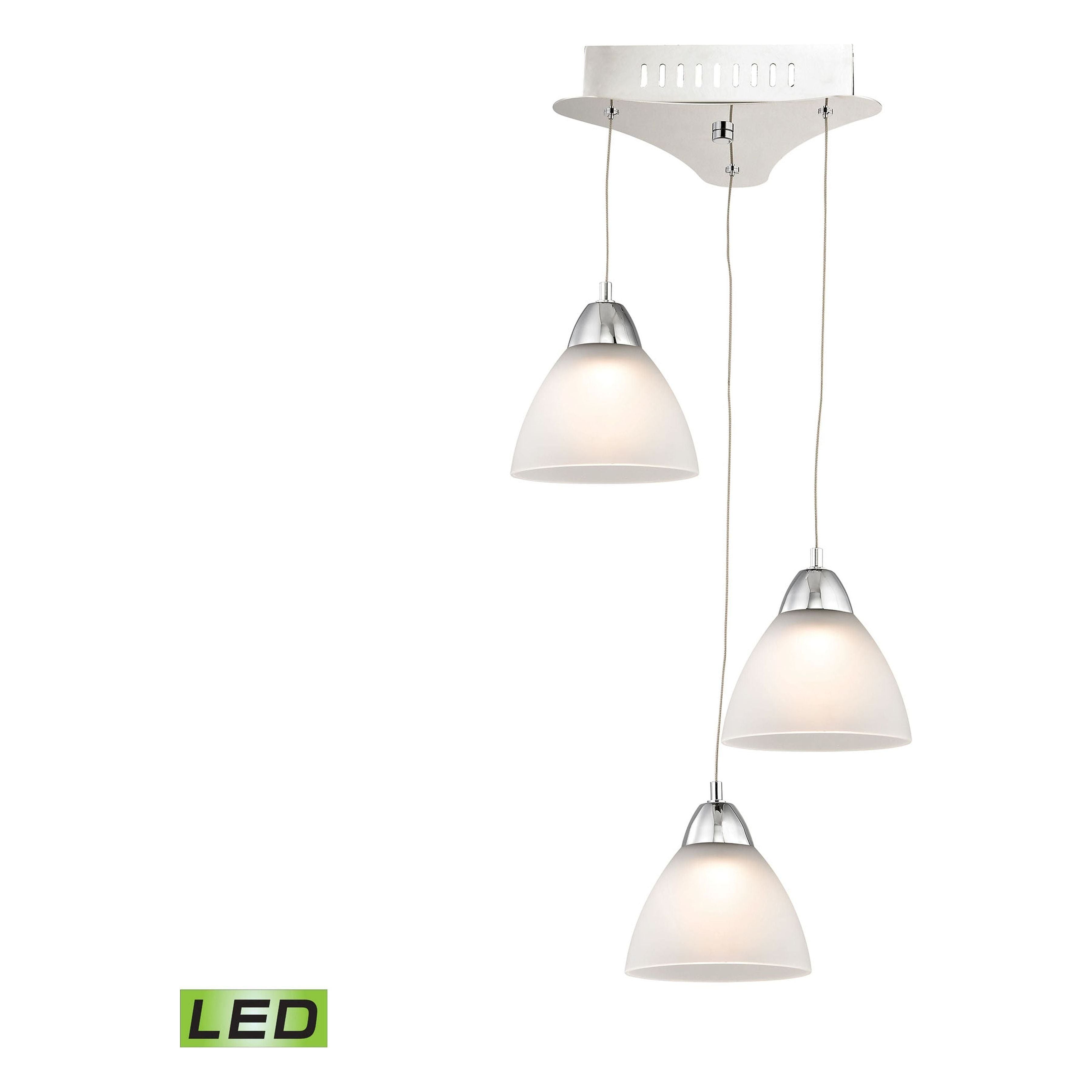 Piatto 11" Wide 3-Light Mini Pendant