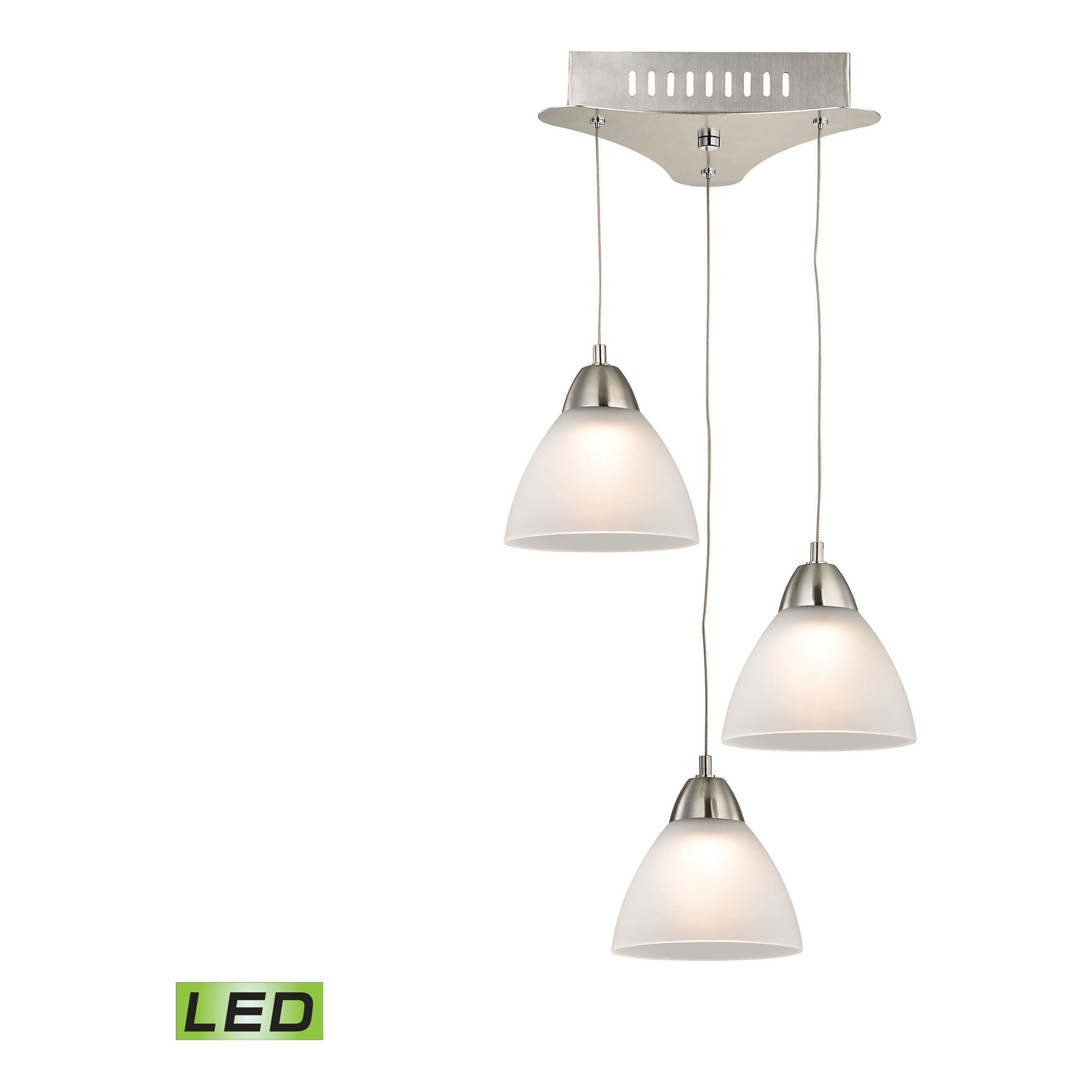 Piatto 11" Wide 3-Light Mini Pendant