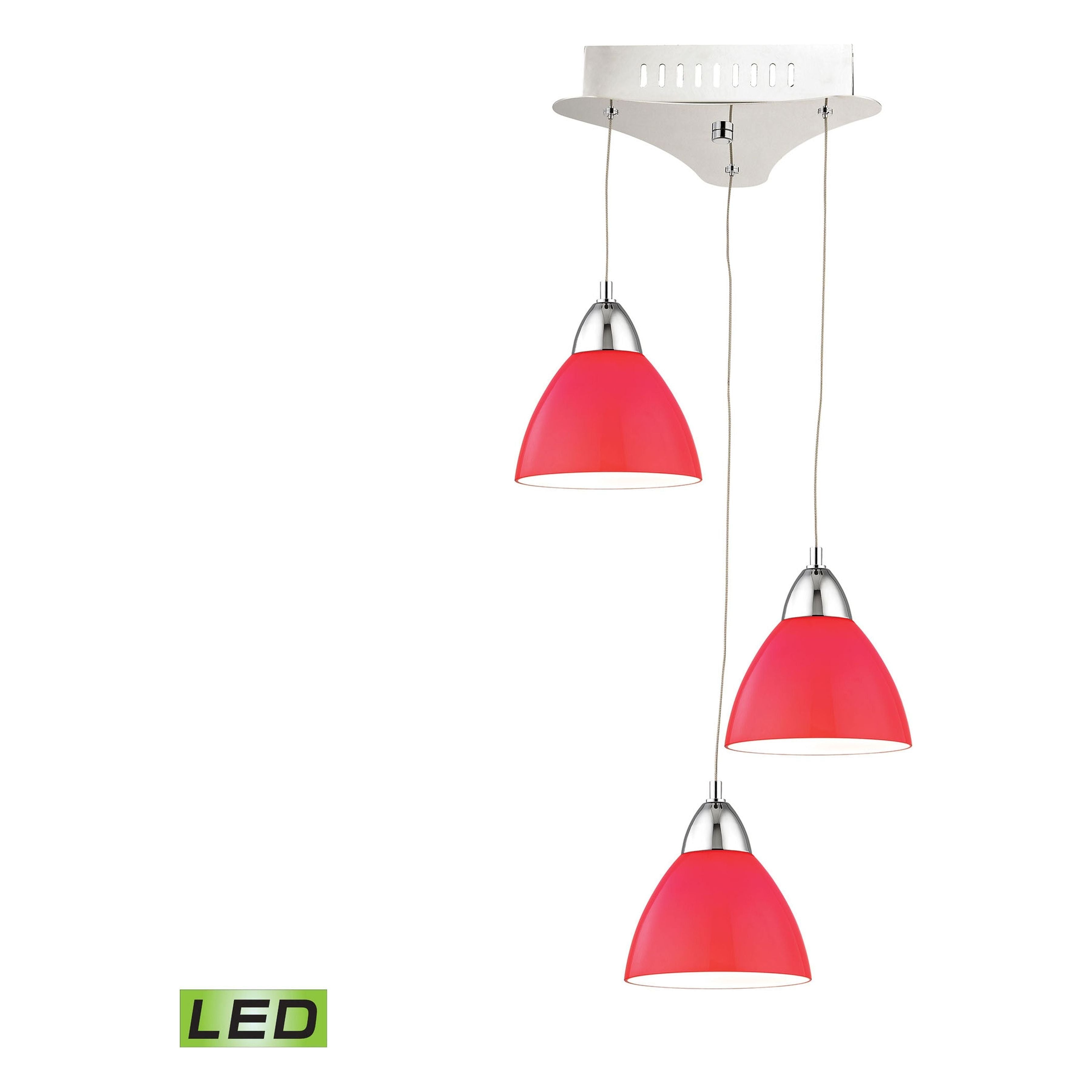 Piatto 11" Wide 3-Light Mini Pendant