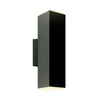 4" Square Adjustable LED Cylinder Sconce