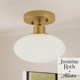 Getty 1-Light Small 8" Flush Mount