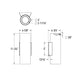 4" Round Wall Sconce (Universal 120V-347V)