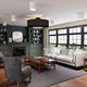Brookside Fandelier with LED Light 30"