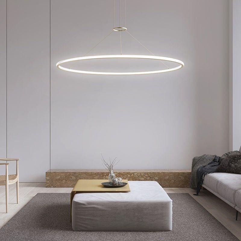 Luna 36" Round LED Pendant