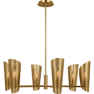 Visual Comfort Studio Collection - Plivot 6-Light Large Chandelier - Lights Canada