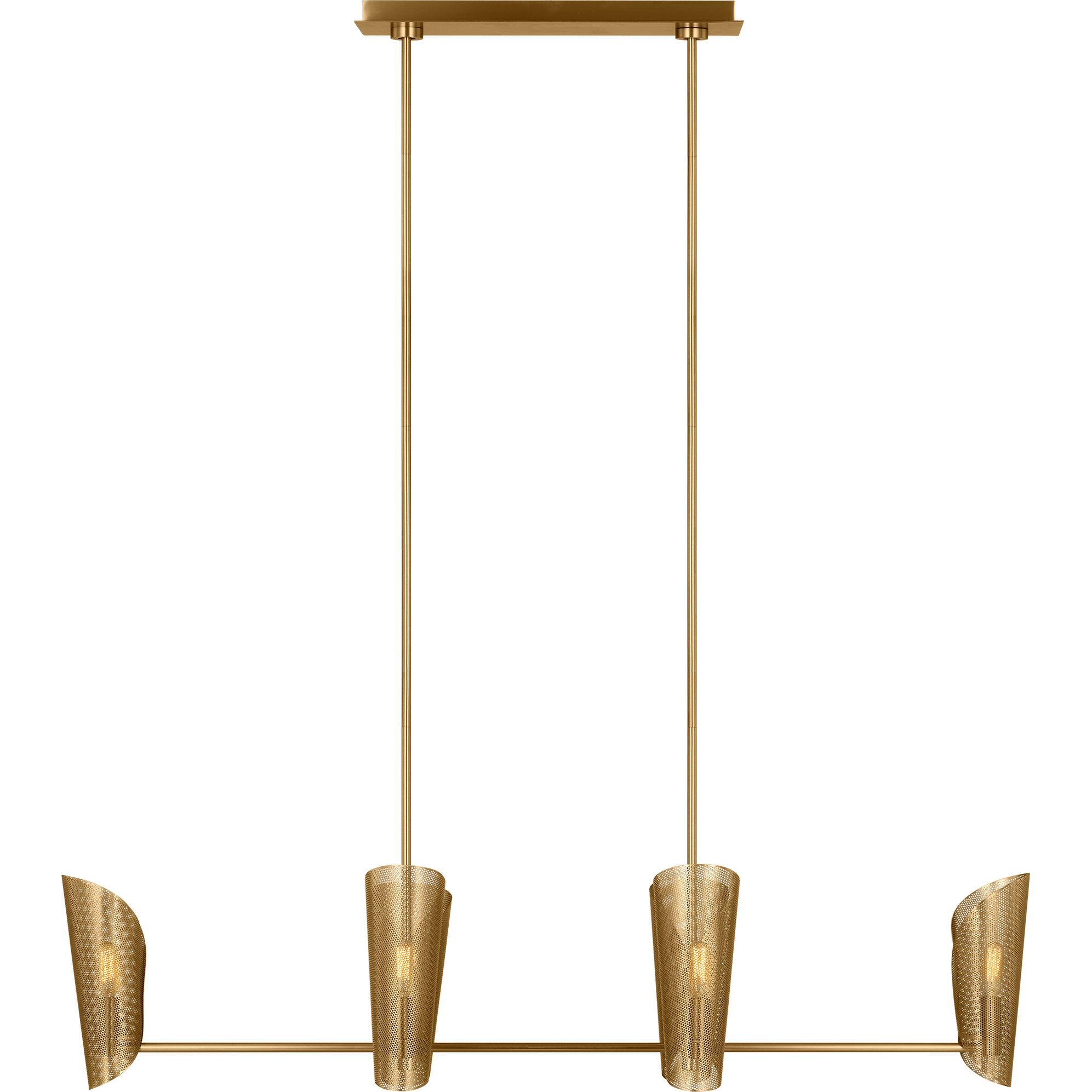 Visual Comfort Studio Collection - Plivot 6-Light Large Linear Chandelier - Lights Canada