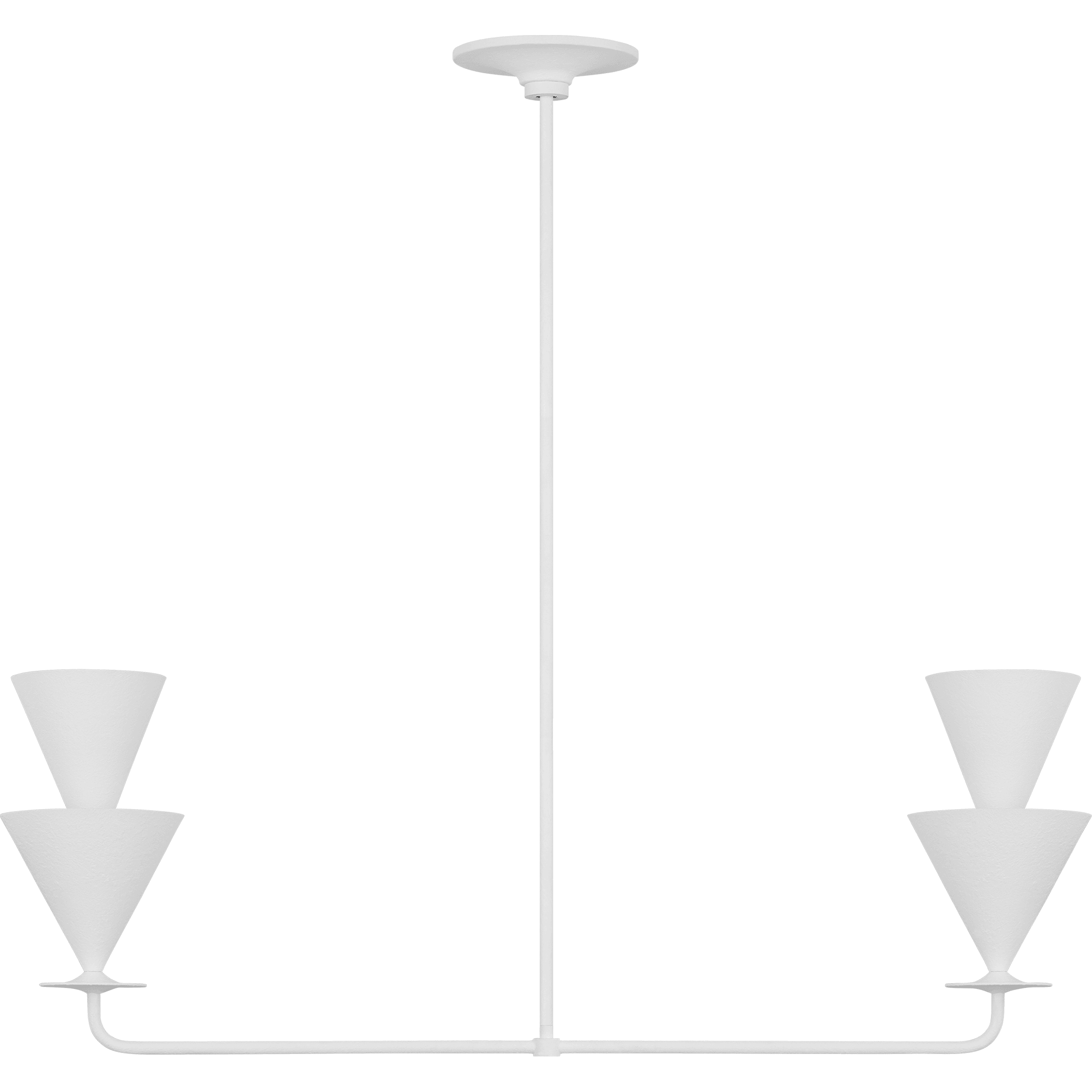 Visual Comfort Studio Collection - Cornet 2-Light Medium Linear Chandelier - Lights Canada