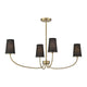 Meridian - 4-Light Chandelier - Lights Canada