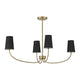 Meridian - 4-Light Chandelier - Lights Canada