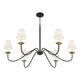 Meridian - 6-Light Chandelier - Lights Canada