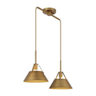 Meridian - 2-Light Linear Chandelier - Lights Canada