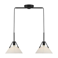 2-Light Linear Chandelier