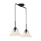 Meridian - 2-Light Linear Chandelier - Lights Canada