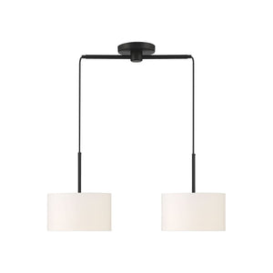 Meridian - 2-Light Linear Chandelier - Lights Canada