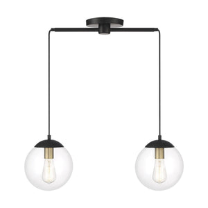 Meridian - 2-Light Linear Chandelier - Lights Canada