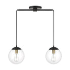 Meridian - 2-Light Linear Chandelier - Lights Canada