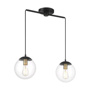 Meridian - 2-Light Linear Chandelier - Lights Canada