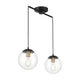 Meridian - 2-Light Linear Chandelier - Lights Canada