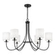 Meridian - 6-Light Chandelier - Lights Canada