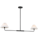 2-Light Linear Chandelier