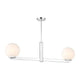 2-Light Linear Chandelier