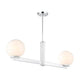 2-Light Linear Chandelier