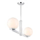 2-Light Linear Chandelier