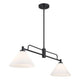 2-Light Linear Chandelier